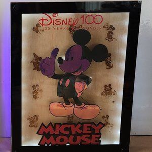 Hand made Mickey Mouse Plaque